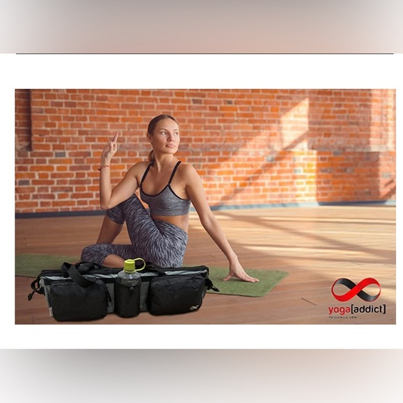 Yoga Addict Bags Yogaaddict Yoga Mat Tote Bag Supreme Silverblack